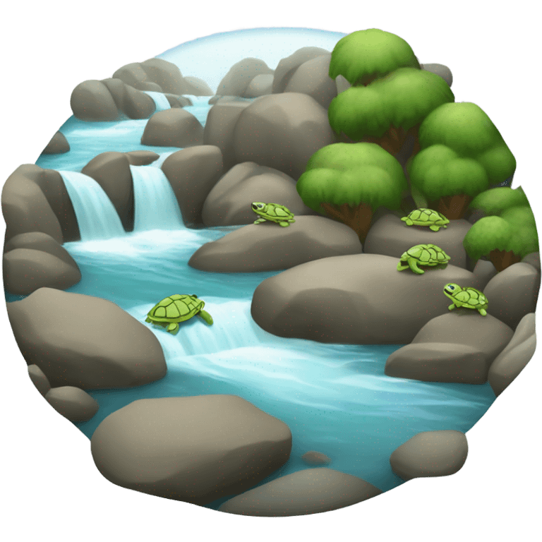 Turtle River  emoji