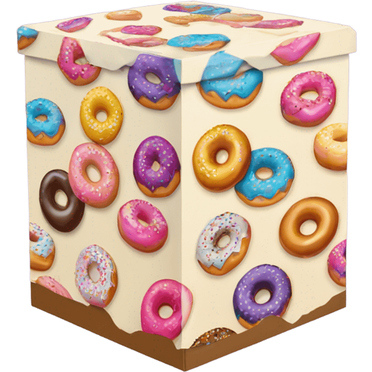 Box of doughnuts emoji