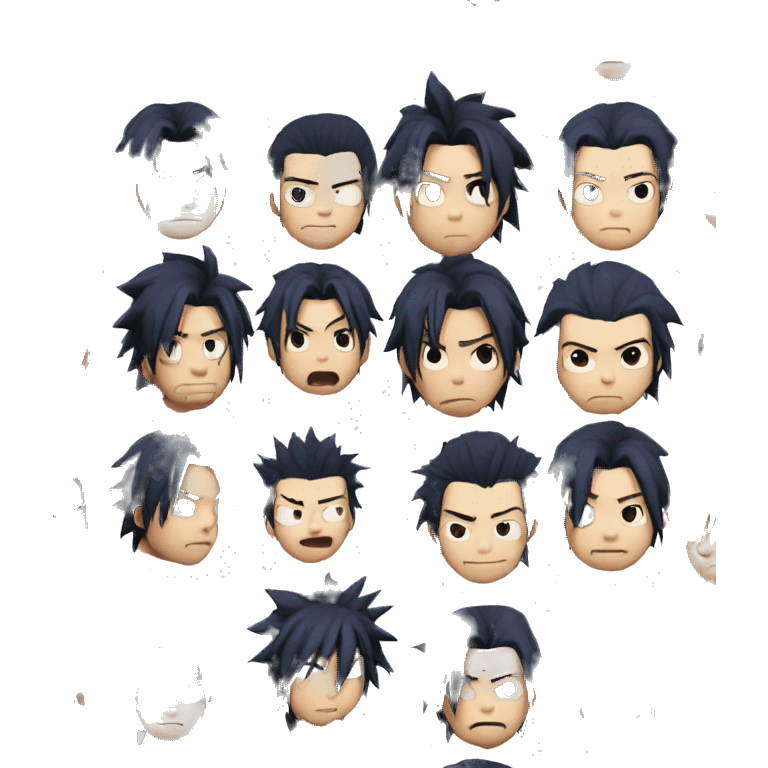 Sasuke face emoji