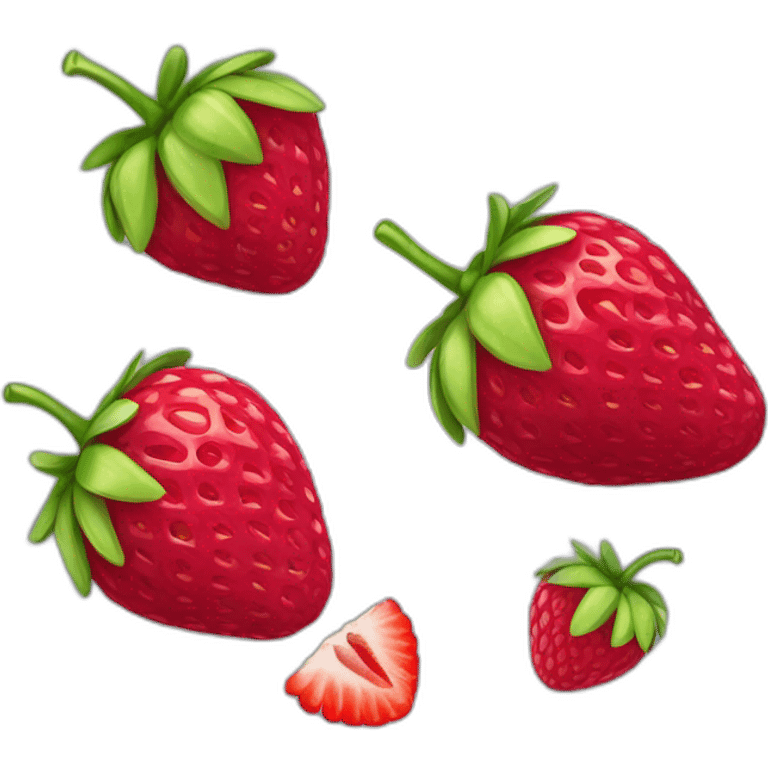 Fraise framboise emoji