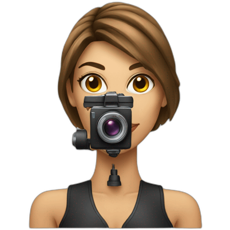 Sexy female photographer emoji