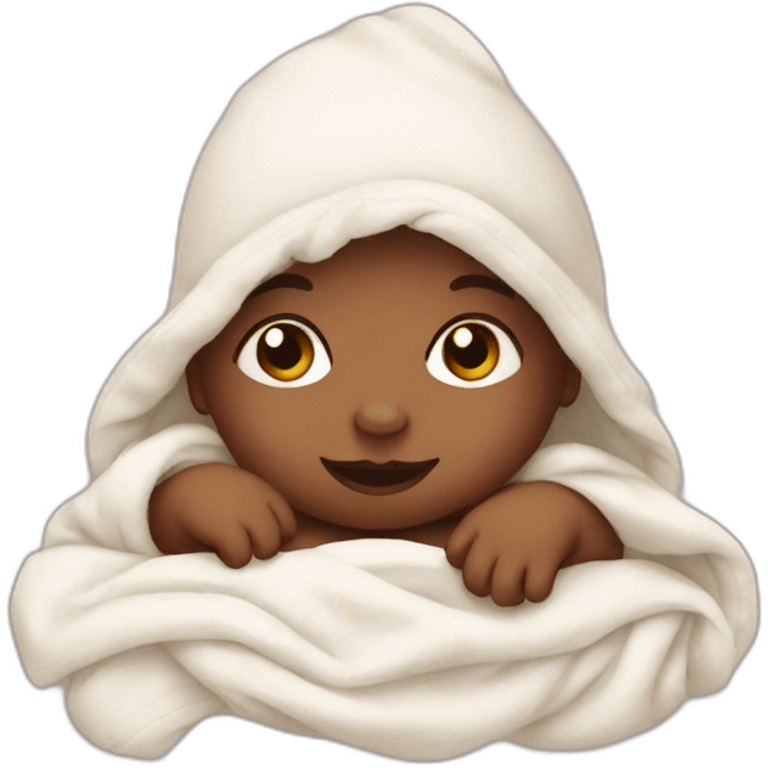 Newborn posing emoji