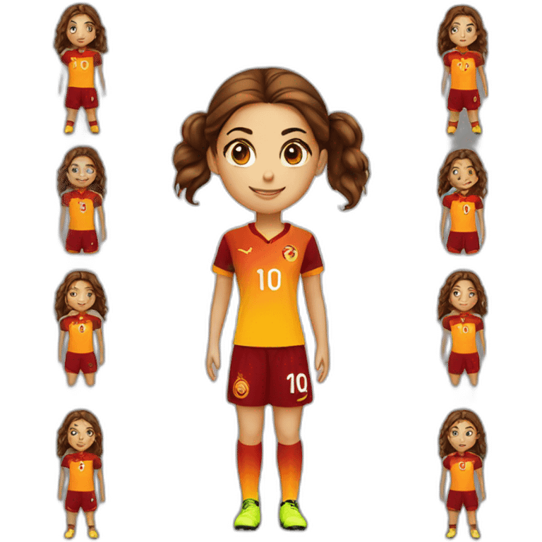 Galatasaray girl soccer emoji