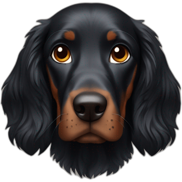 black setter gordon emoji