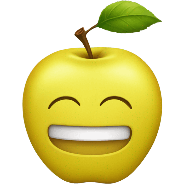 yellow apple emoji