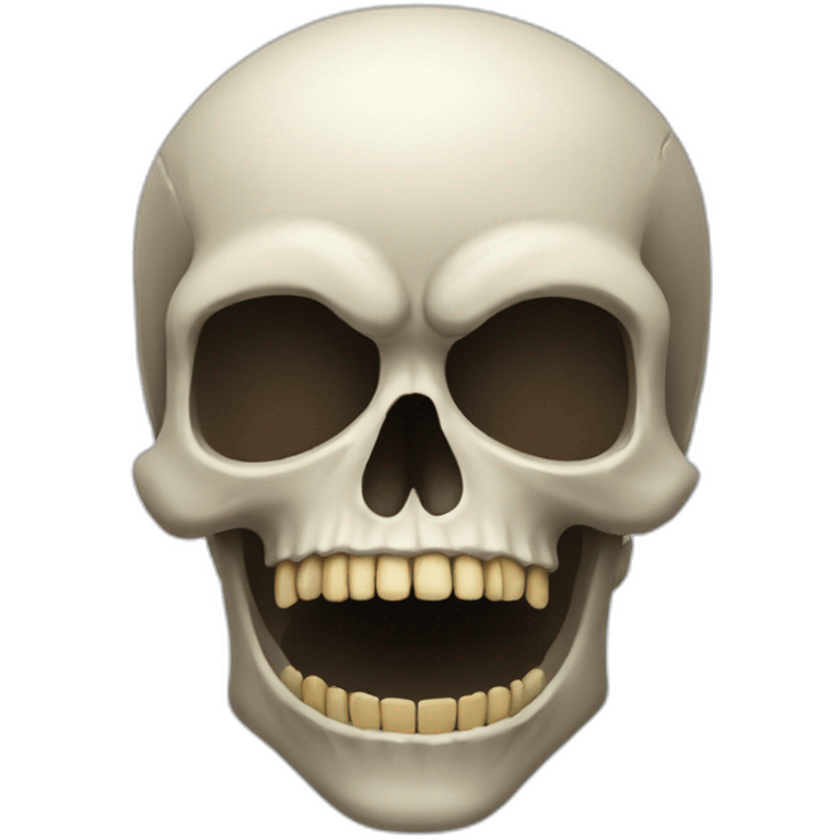 skull shocked emoji