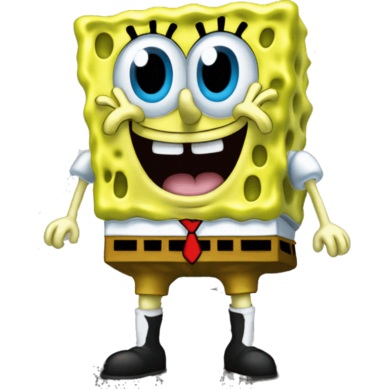 spongebob squarepants on the moon emoji