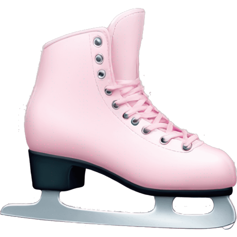 pastel pink ice skates emoji