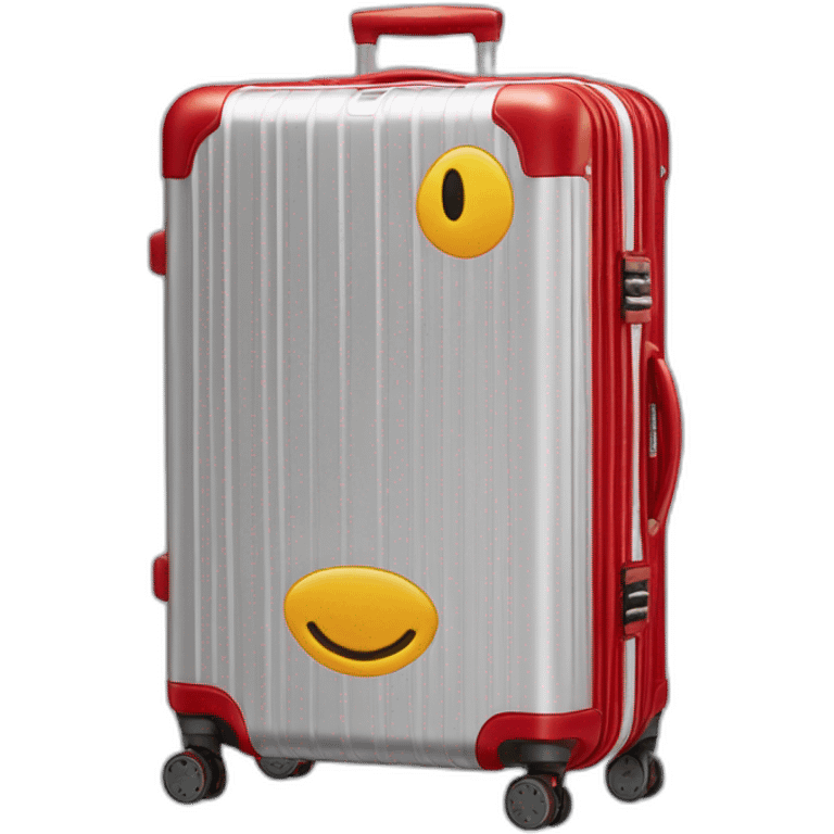 Essential Cabin luggage Red rimowa emoji