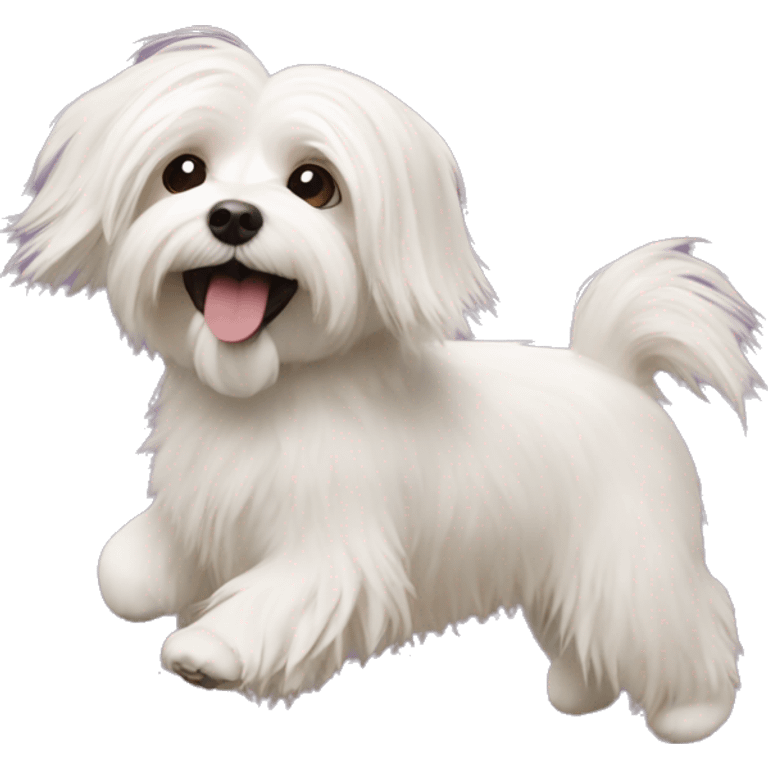 Havanese dancing emoji