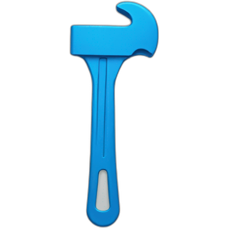  blue wrench emoji