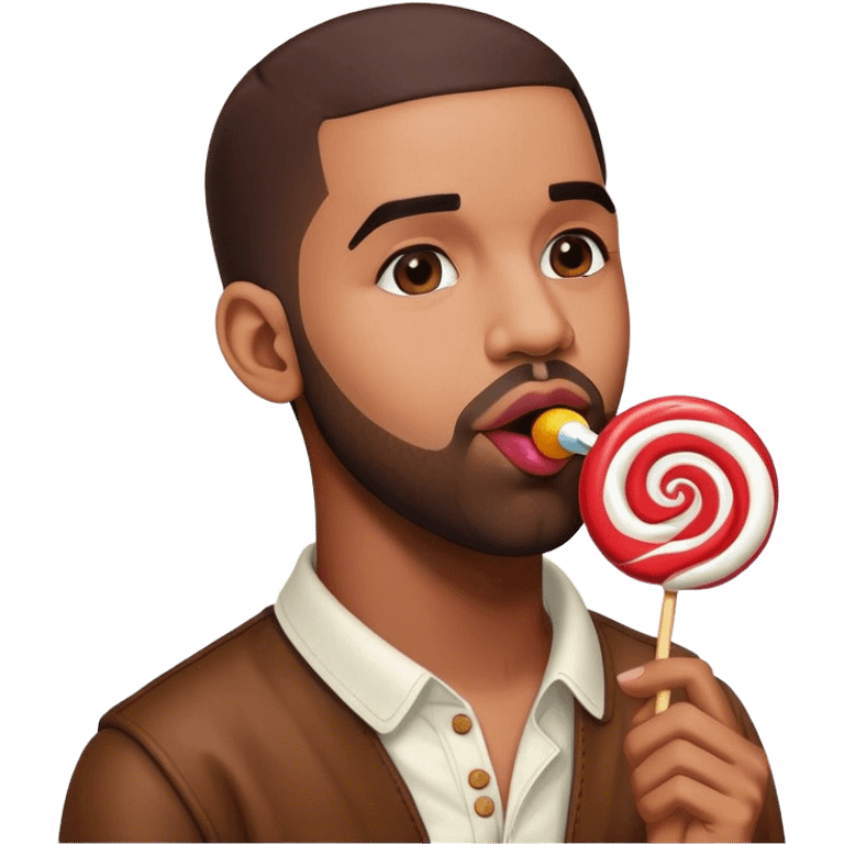 drake licking a lollipop  emoji