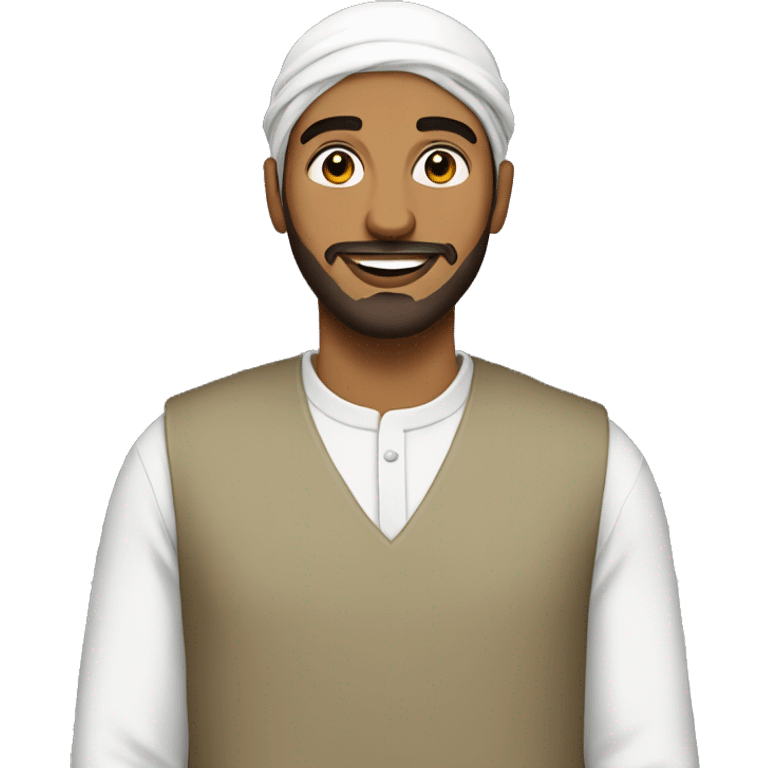 Muslim handsome guy emoji