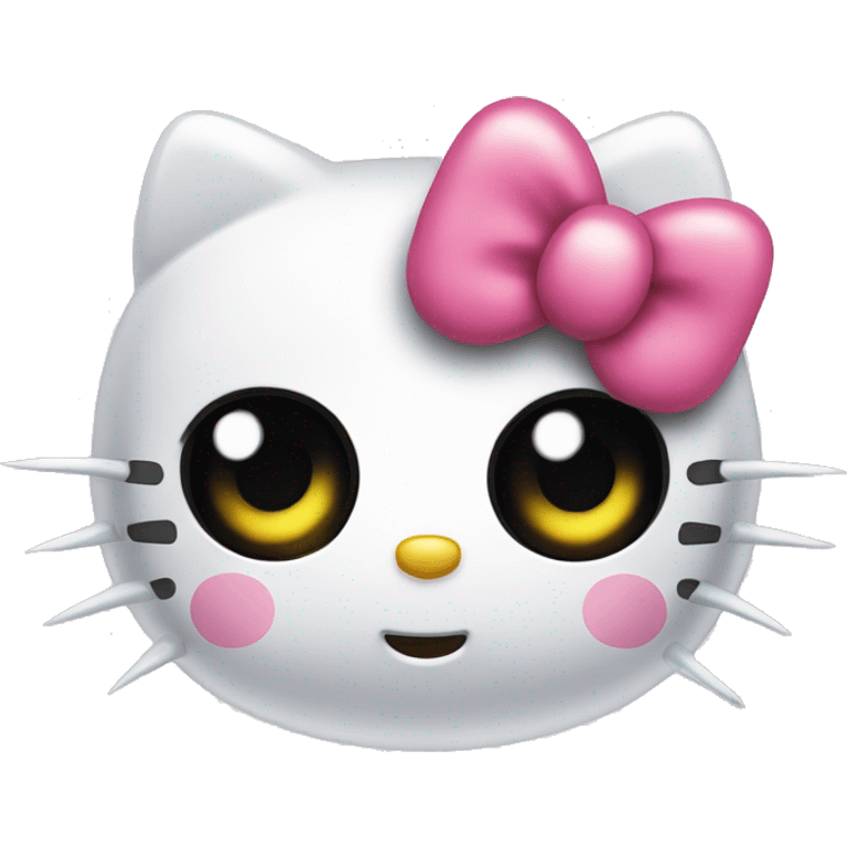 hello kitty cute blinking eye emoji