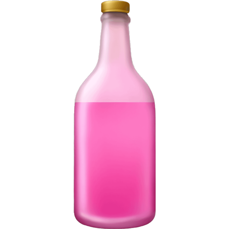 pink alcohol bottle emoji