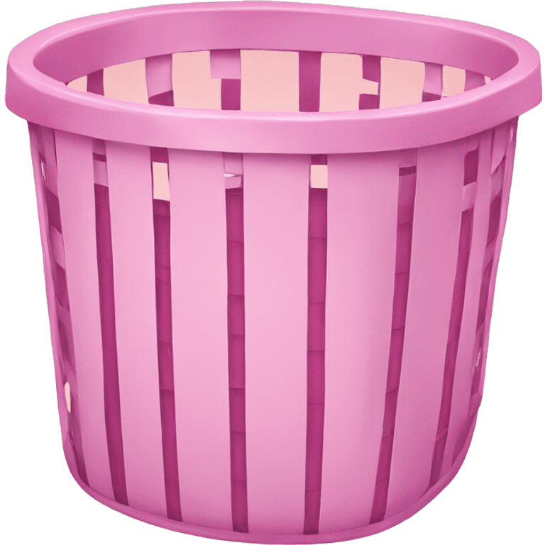 Pink laundry basket emoji