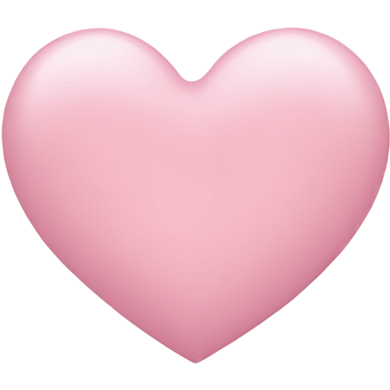 Light pink heart emoji