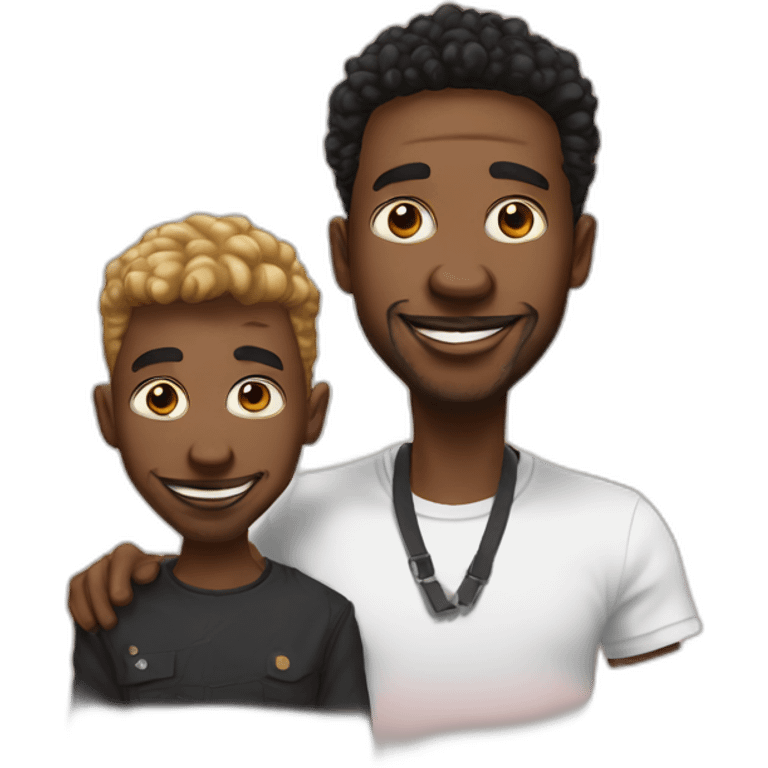 caricature de bigflo et oli emoji