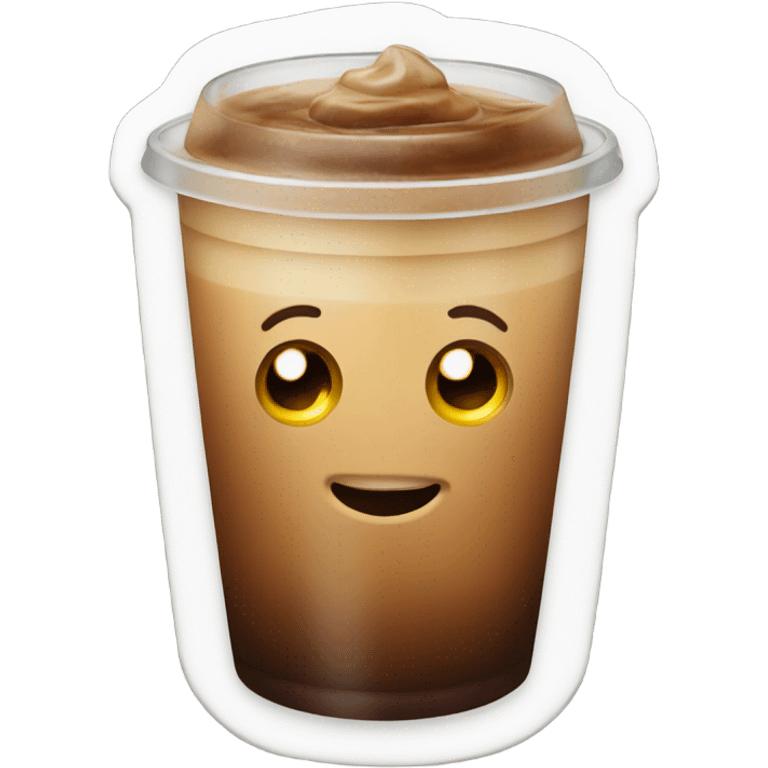 Iced coffee emoji