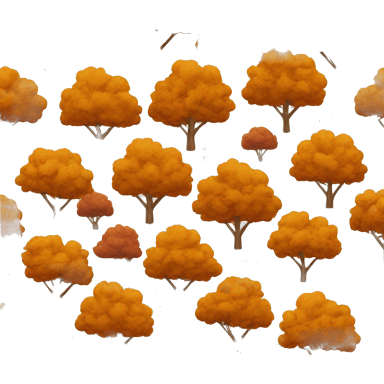 autumn tree emoji