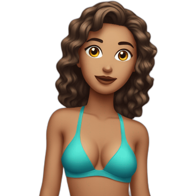 sexy chic in swimsuit emoji