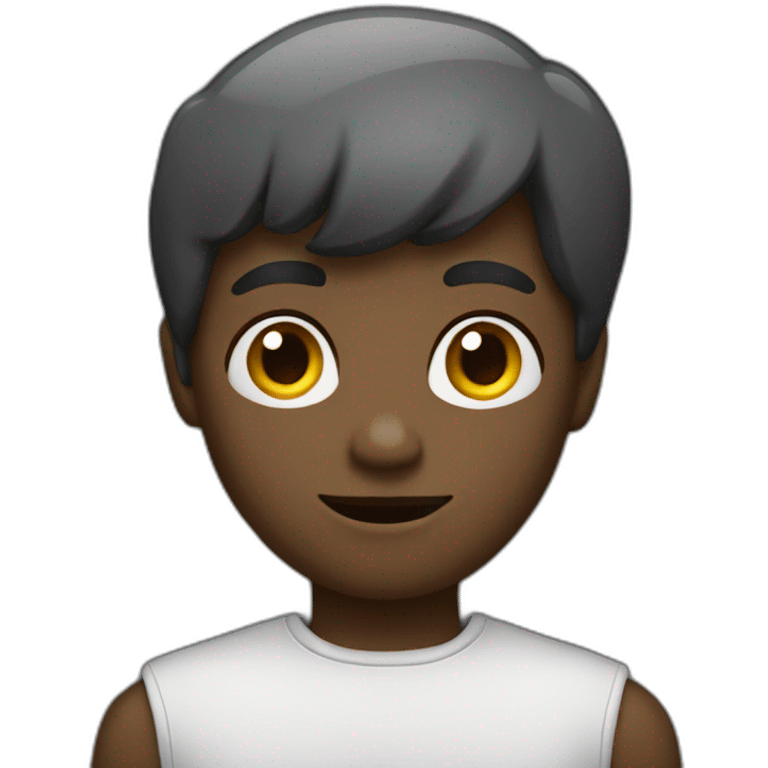 Garçon noir emoji