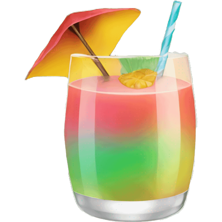 Tropical cocktail emoji