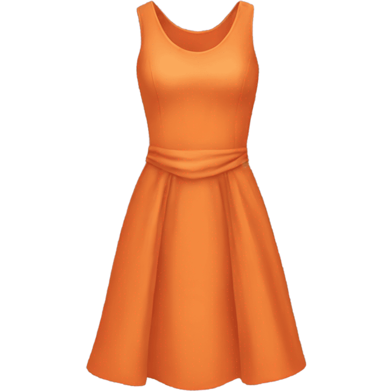 orange dress emoji