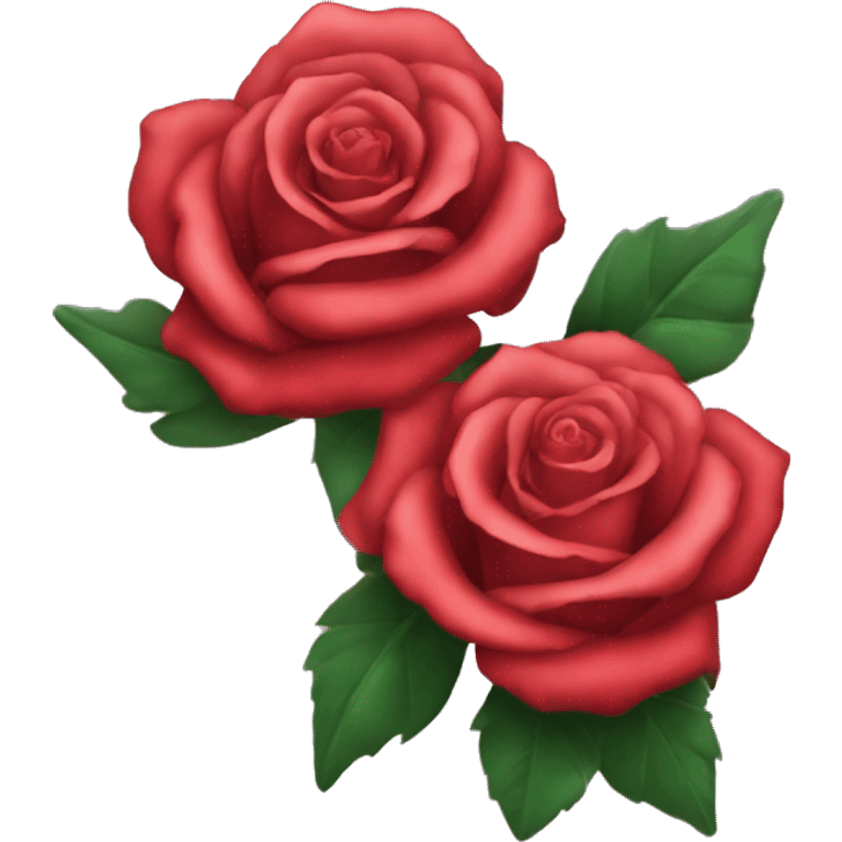 Ramo de rosas rojas emoji