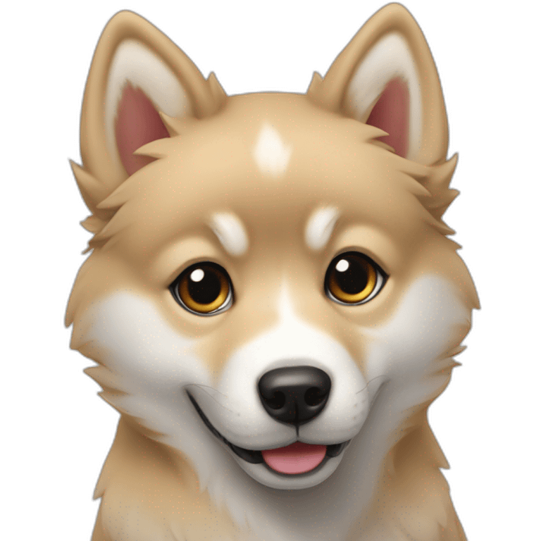 Wolfspitz-puppy emoji