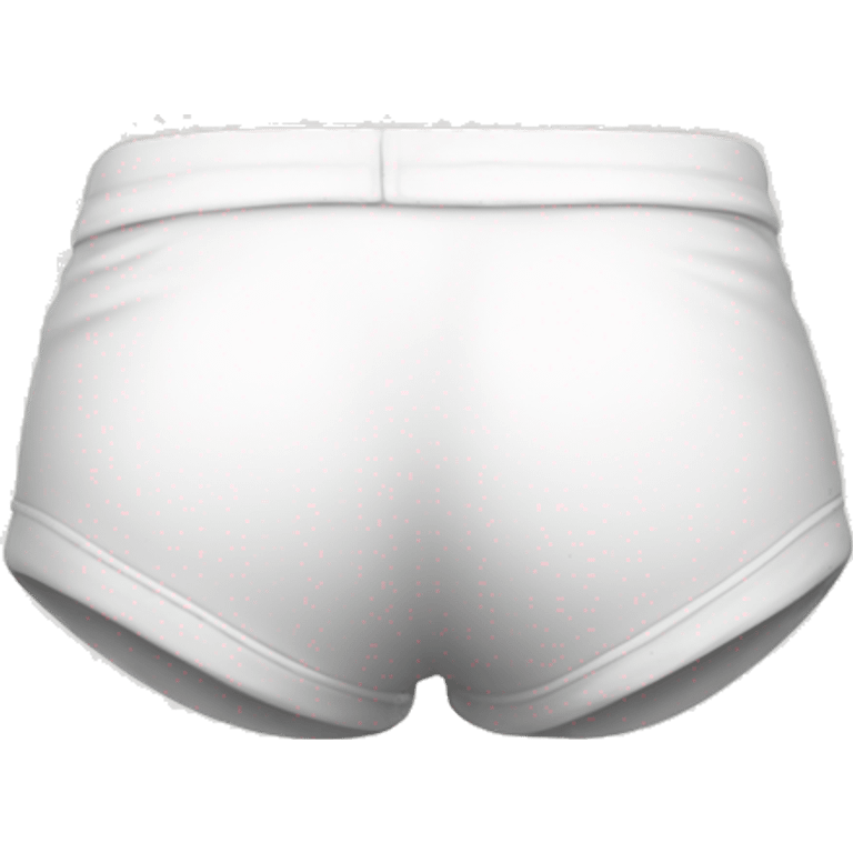 butt with white underwear emoji