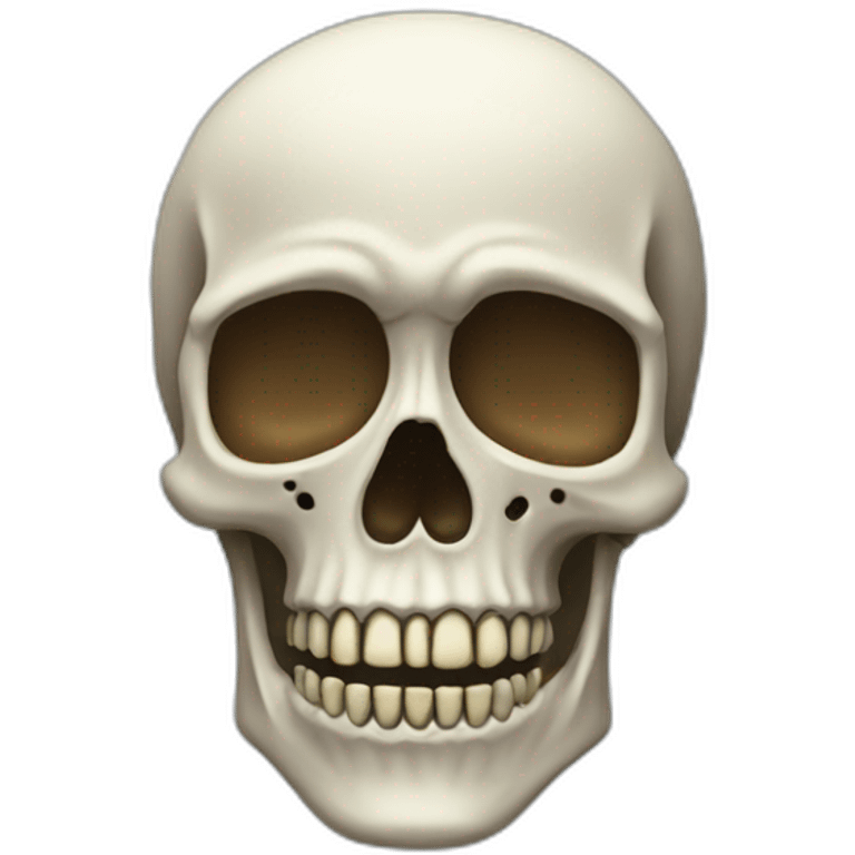 a skeleton emoji