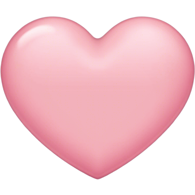 Light pink heart emoji