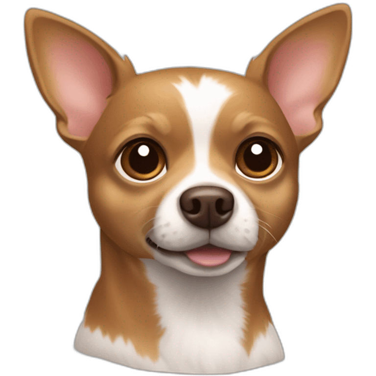 Chihuahua, rat, terrier, dog, brown hair emoji