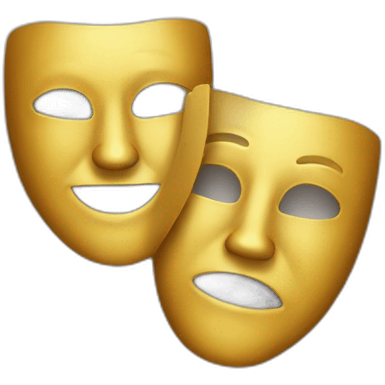 2 theatre masks emoji