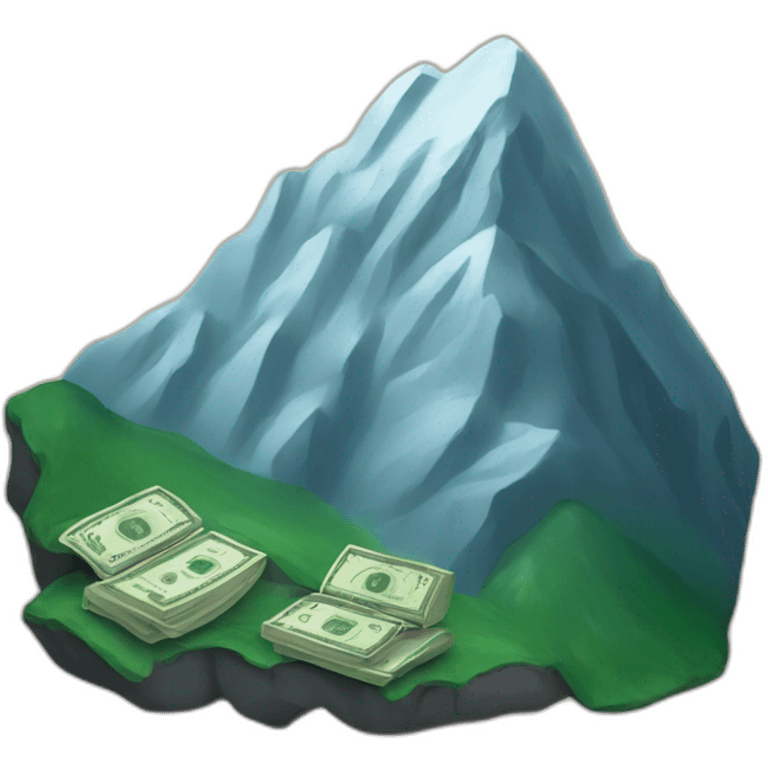 mountain money emoji