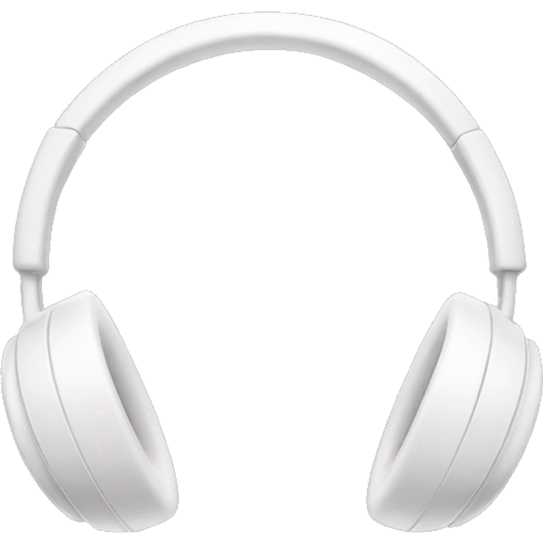 White headphones emoji