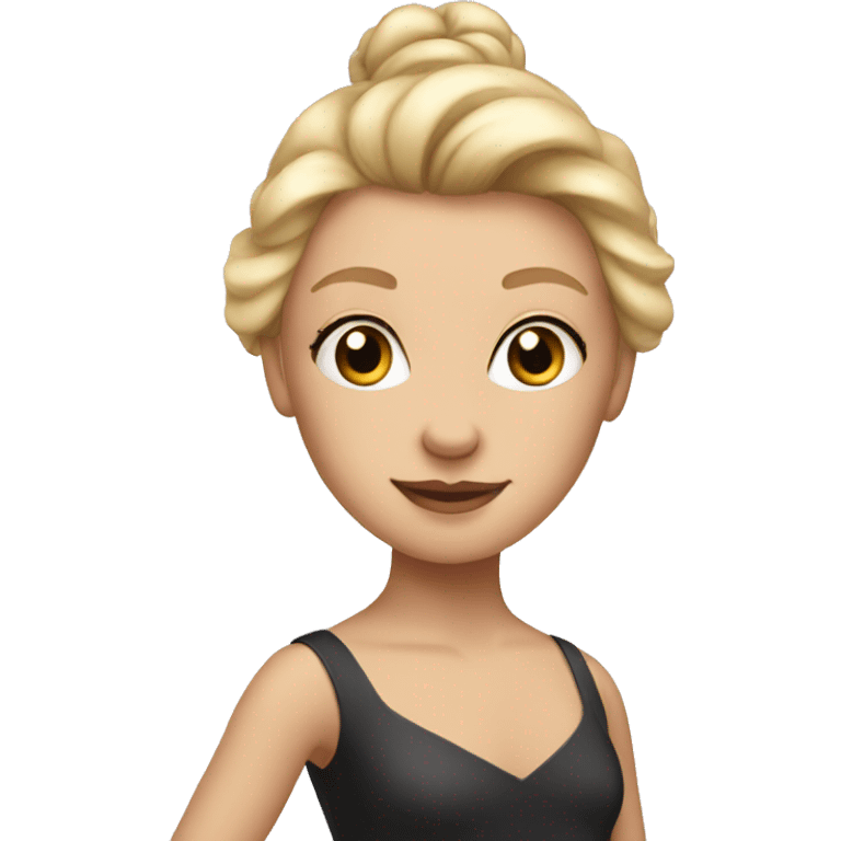 Ballet blonde emoji