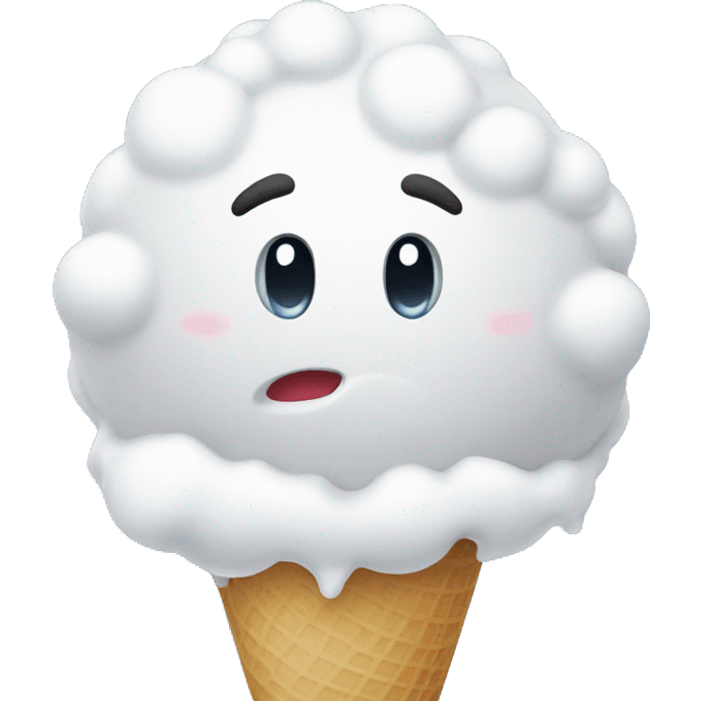 snowball ice cream emoji