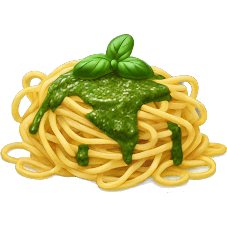 Spaghetti with Pesto emoji