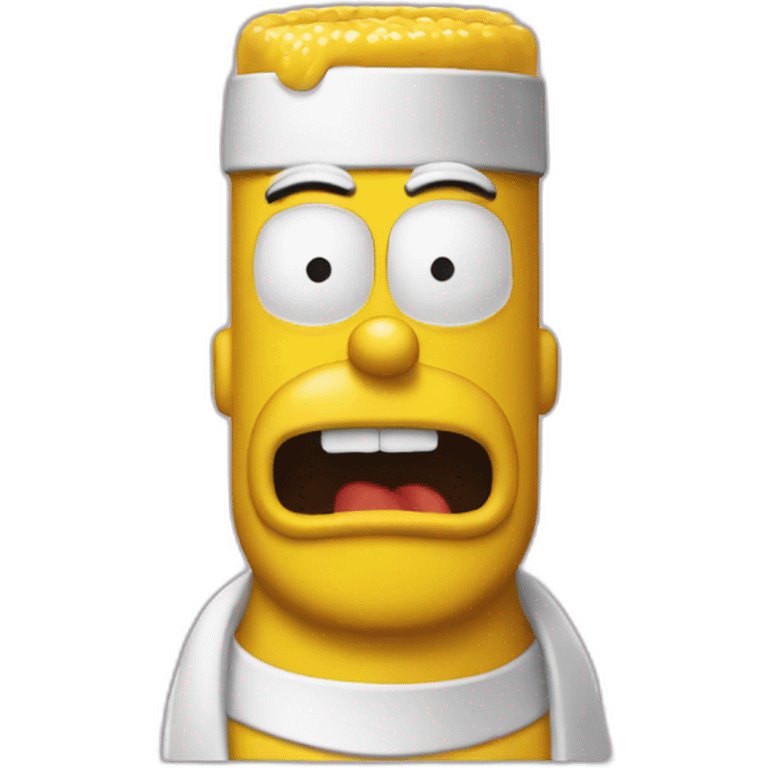 Homer  simson beer emoji