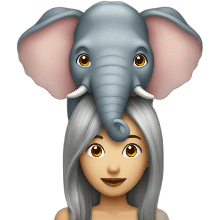 Person with elephant head emoji