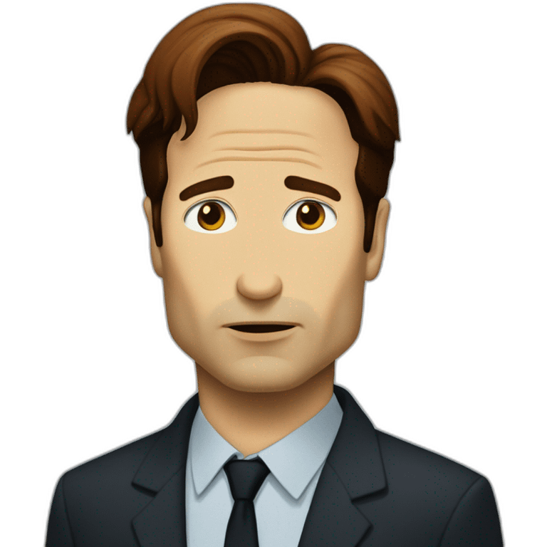 Mulder the X files emoji