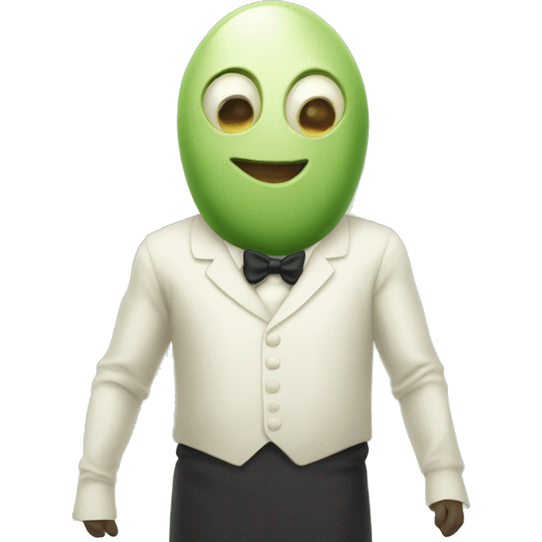 Magic pale man with avocados emoji