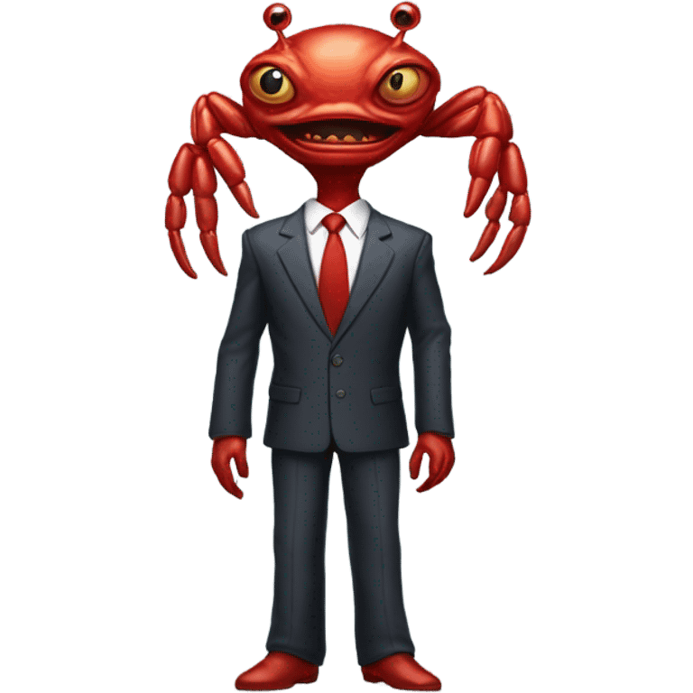 alien red human man crab president emoji