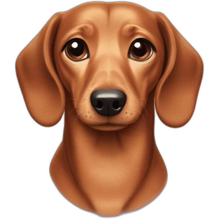 Dachshund named „Jette“ emoji