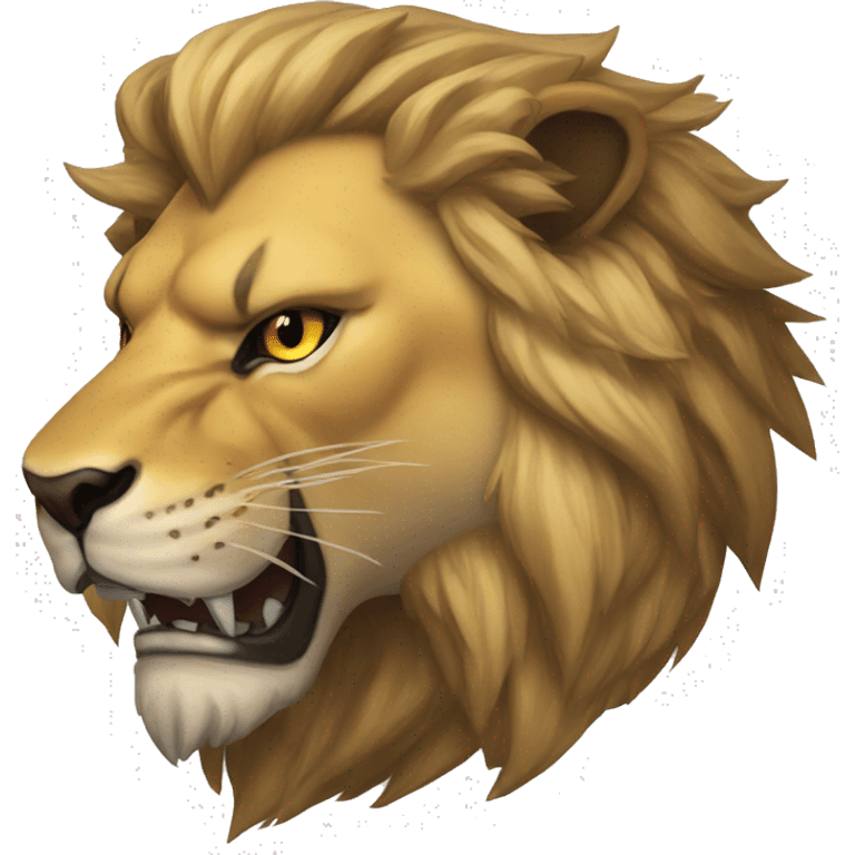 lion paladin angry emoji