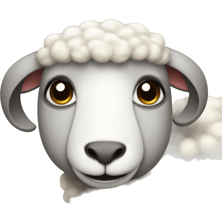 Cute sheep emoji