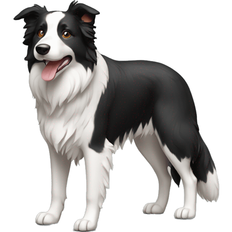 Border Collie Dog Full Body emoji