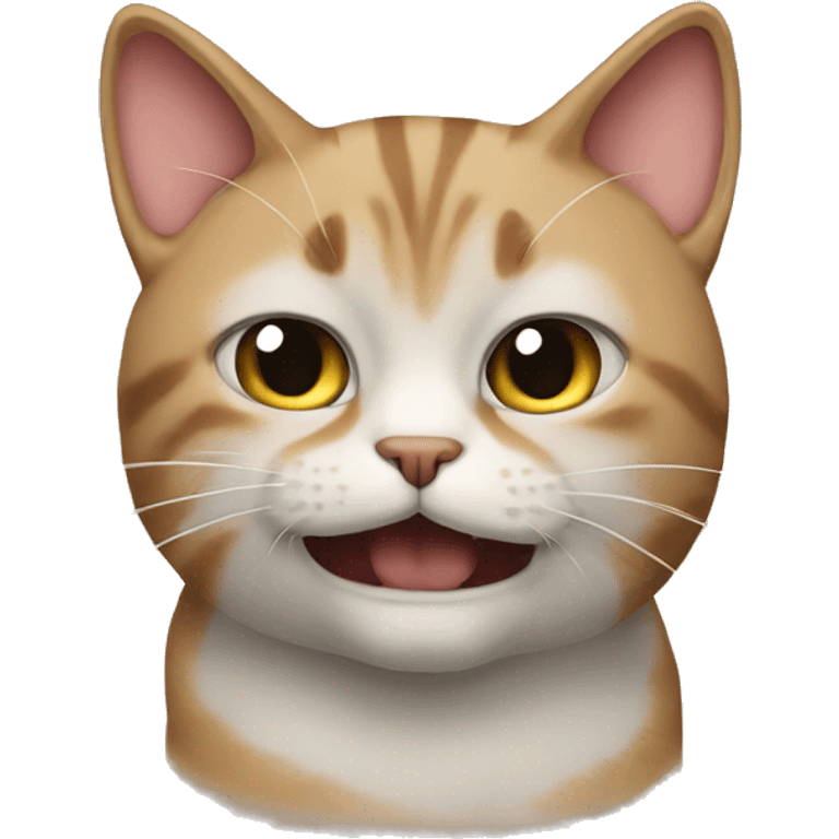 cat tell you to shut up emoji